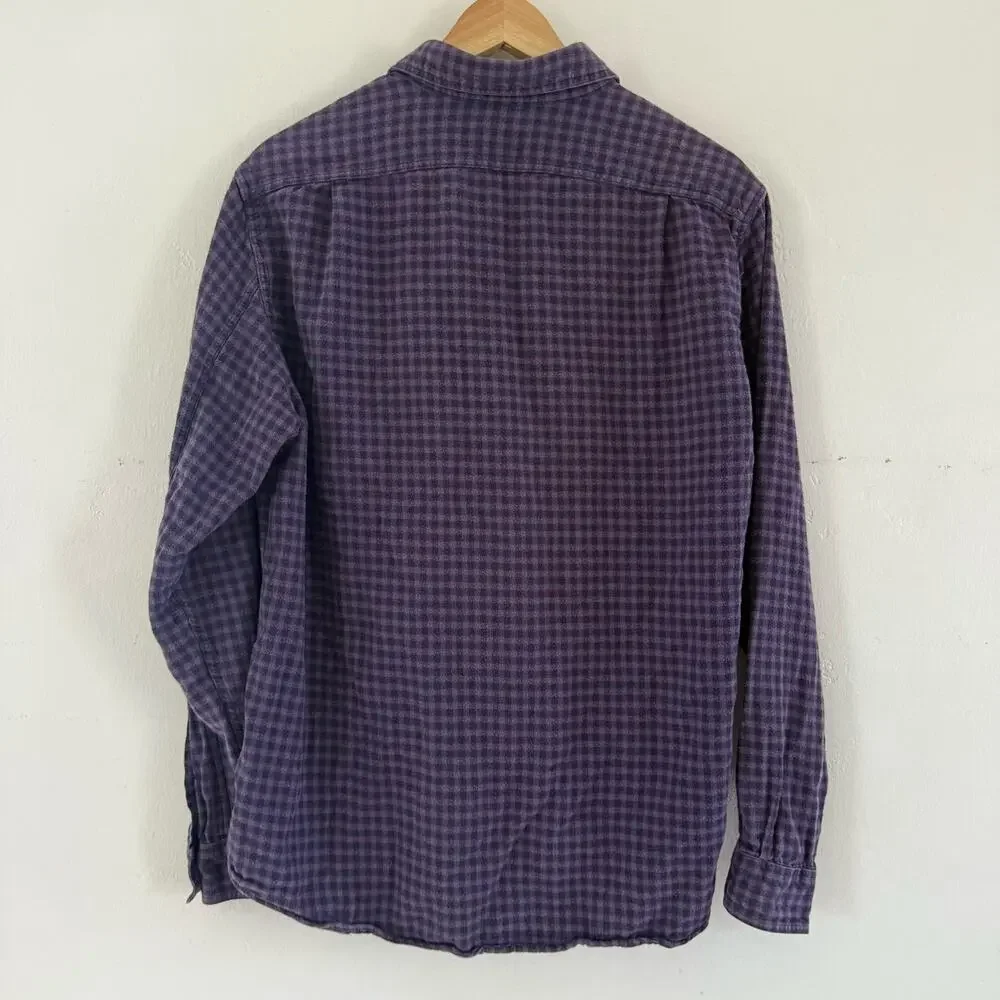 J. Crew 100% Cotton Flannel Long Sleeve Button Front Shirt‎ Men's Size Medium - Picture 3 of 7